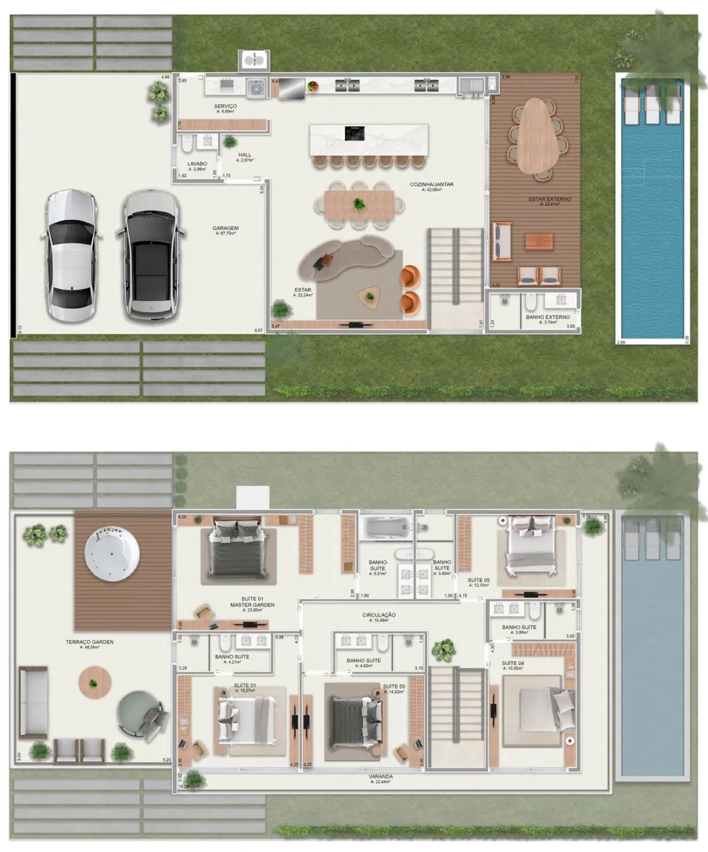 Casa de Condomínio para venda no bairro Centro em Passo de Torres