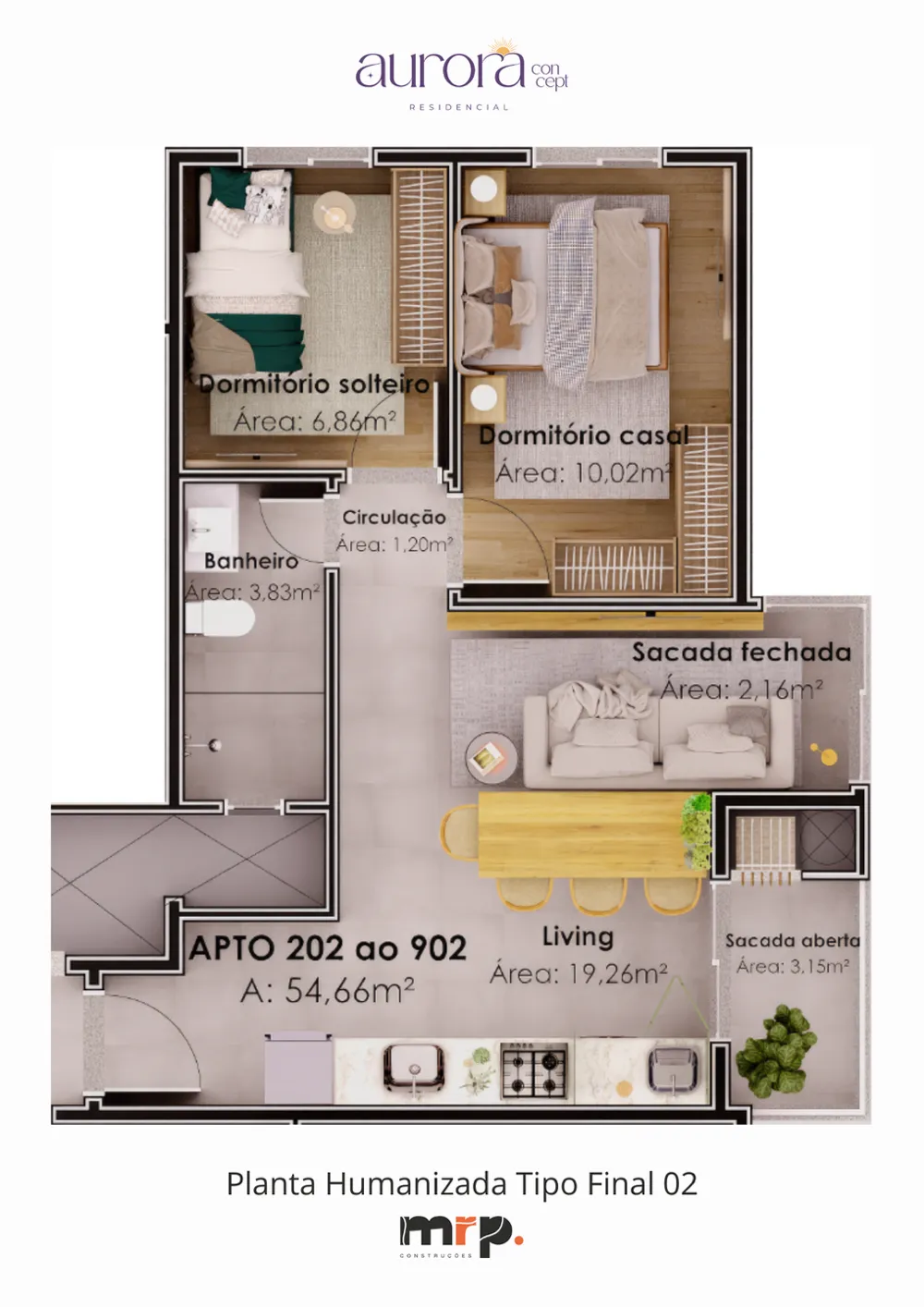 Apartamento para venda no bairro Progresso  em Bento Gonçalves