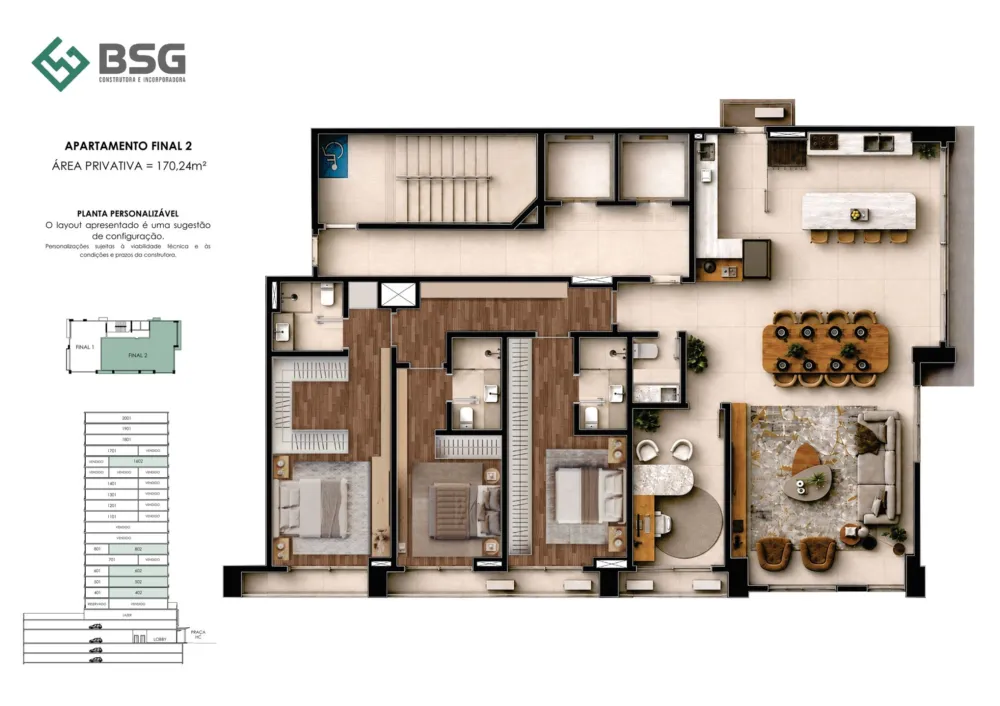 Apartamento para venda no bairro Centro  em Passo Fundo