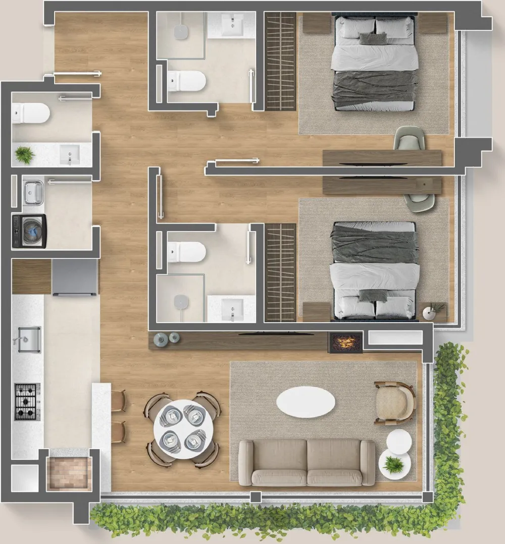Apartamento para venda no bairro Lagos do Bosque em Gramado