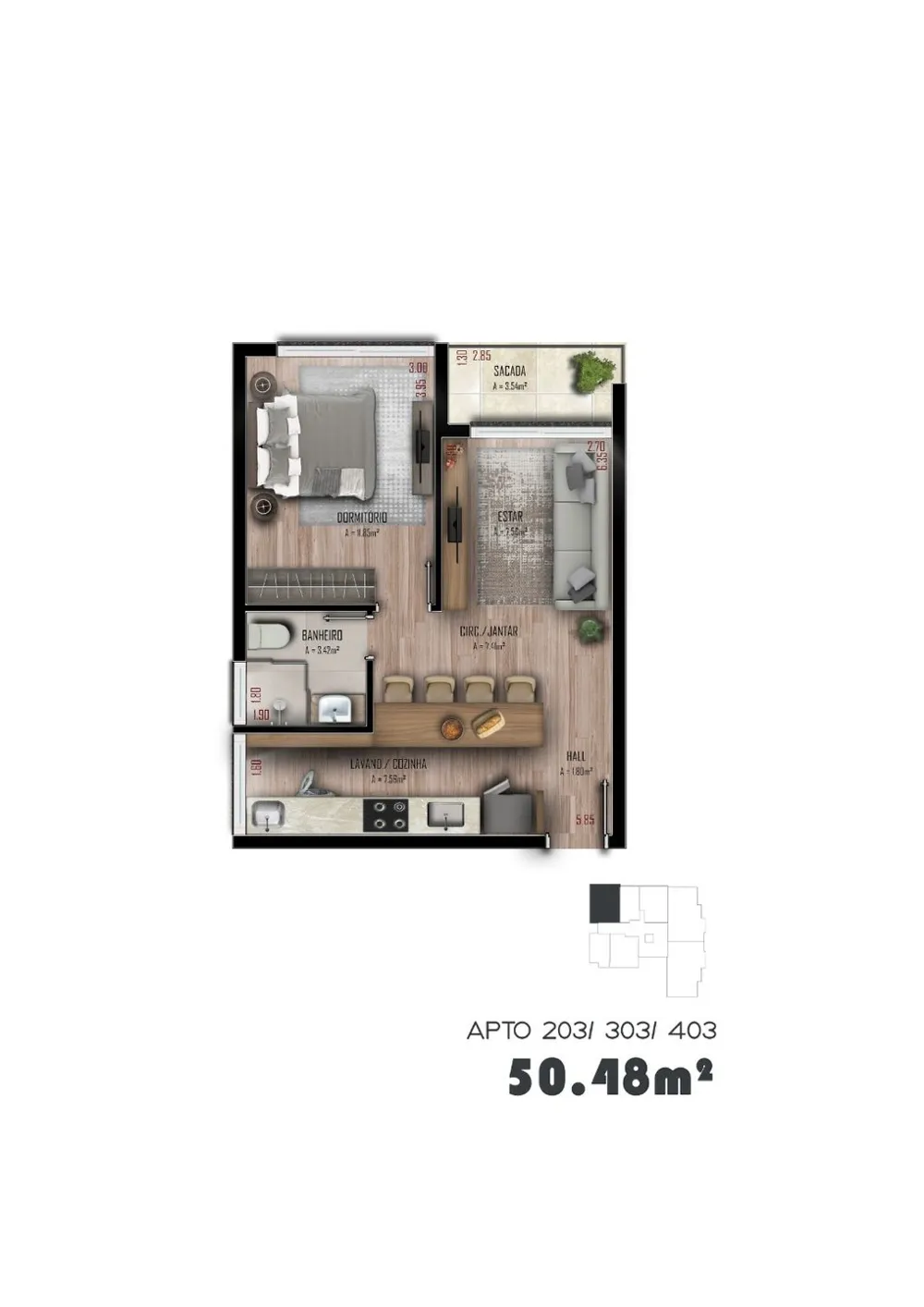 Apartamento para venda no bairro Juriti em Nova Petrópolis