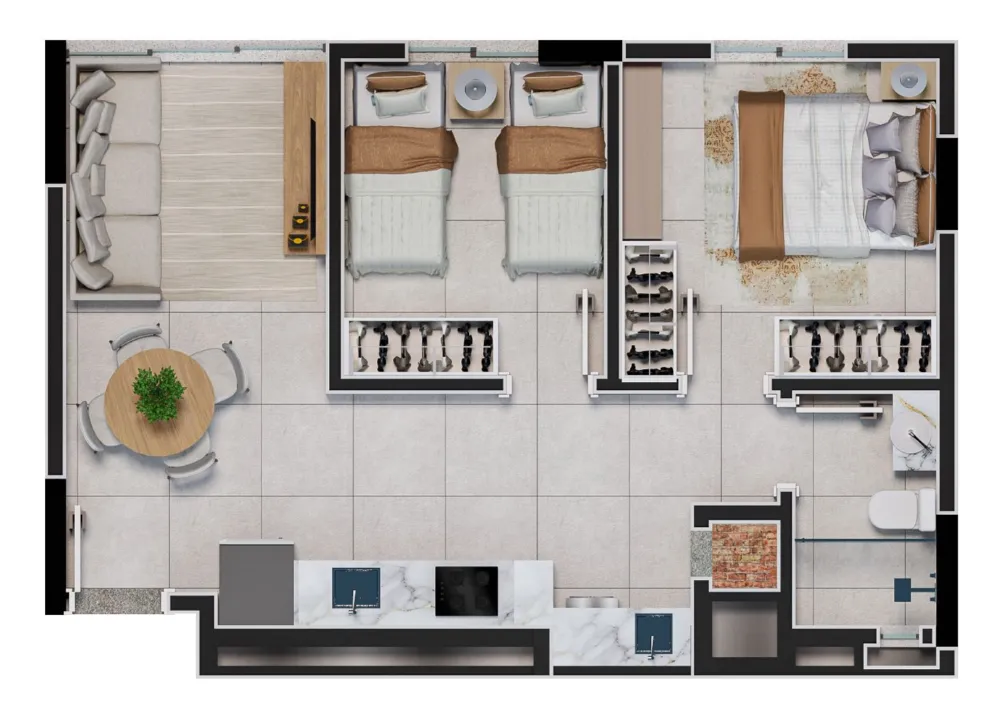 Apartamento para venda no bairro Boqueirão em Passo Fundo