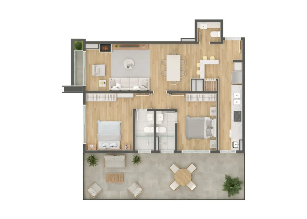 Apartamento para venda no bairro Centro em Gramado