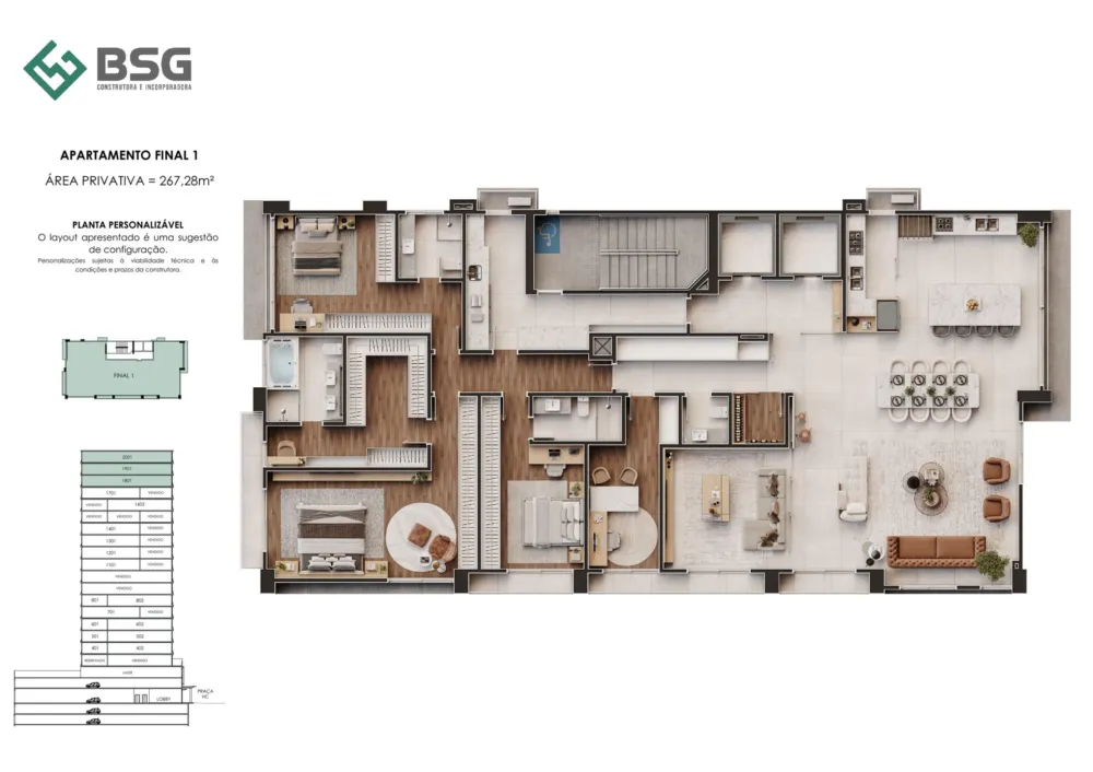Apartamento para venda no bairro Centro  em Passo Fundo