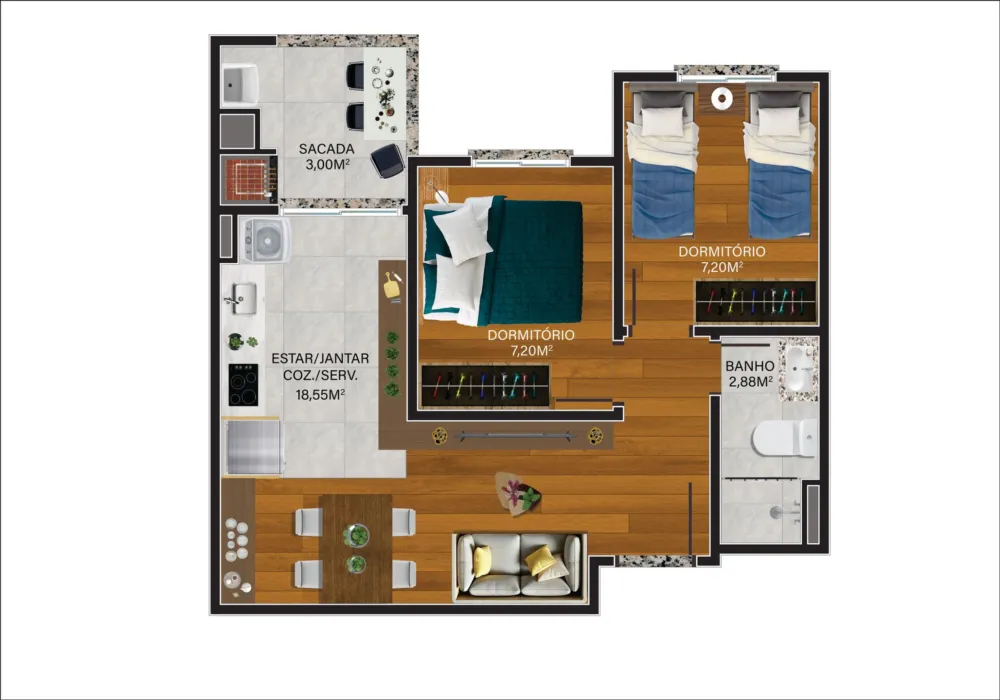 Apartamento para venda no bairro Bela Vista em Caxias do Sul