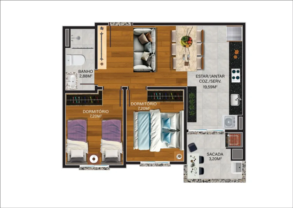 Apartamento para venda no bairro Bela Vista em Caxias do Sul