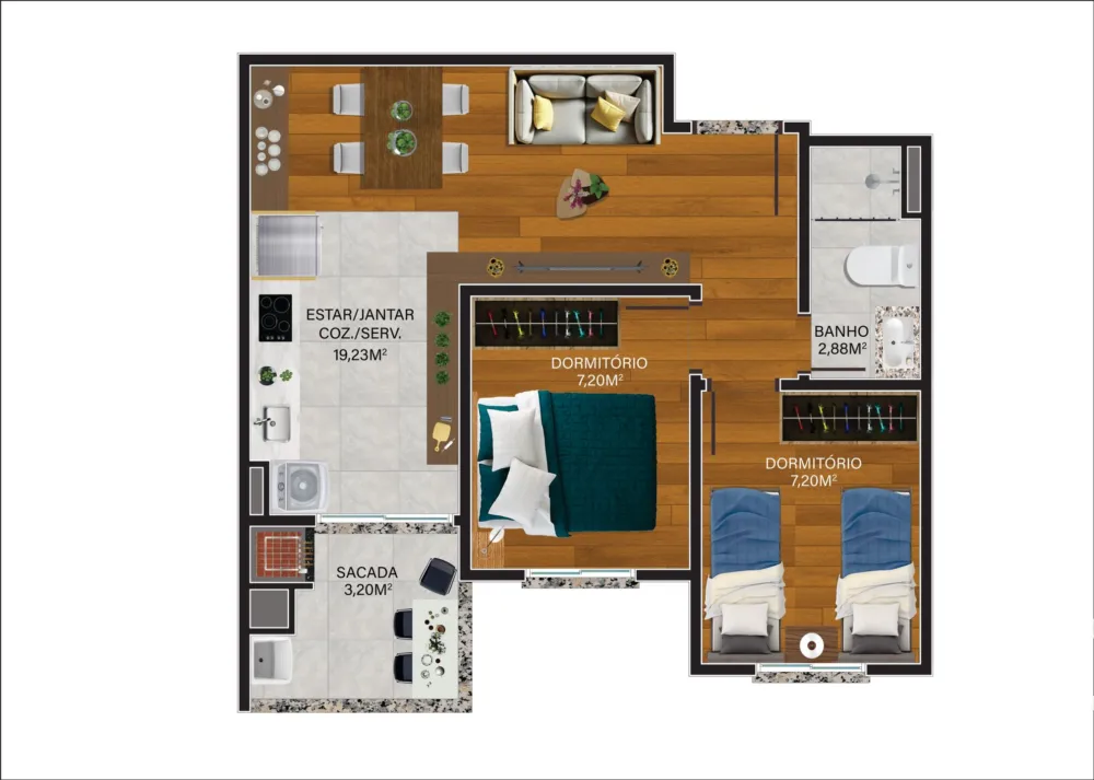 Apartamento para venda no bairro Bela Vista em Caxias do Sul