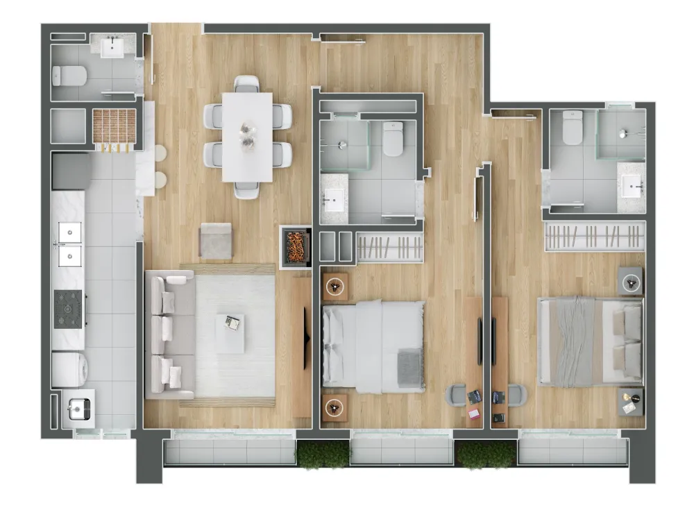 Apartamento para venda no bairro Centro em Gramado