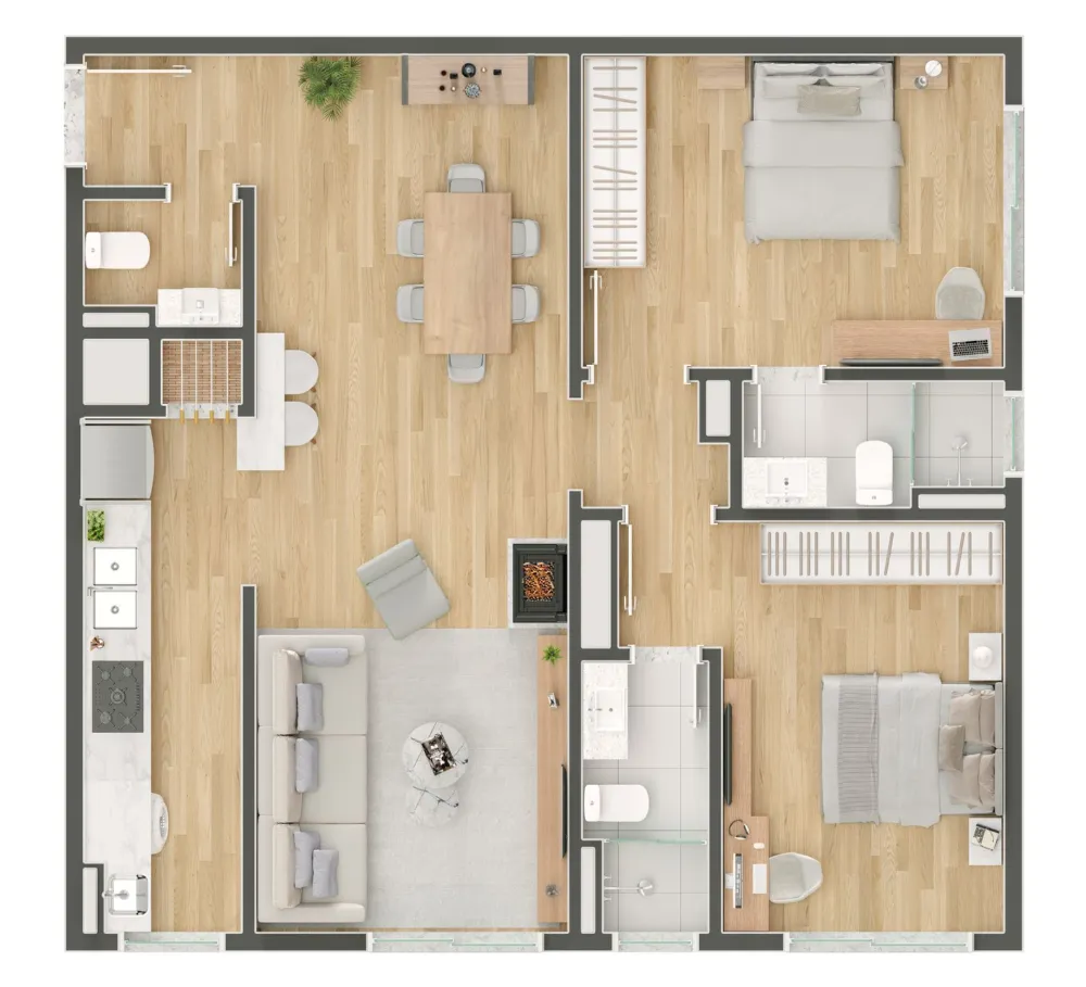 Apartamento para venda no bairro Centro em Gramado