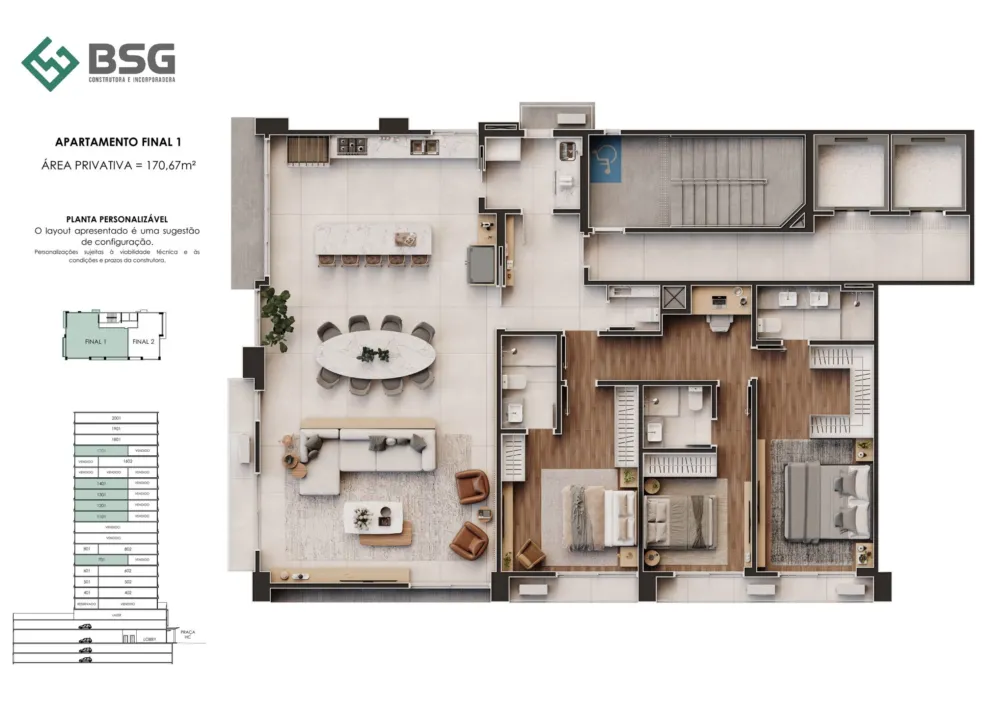 Apartamento para venda no bairro Centro  em Passo Fundo