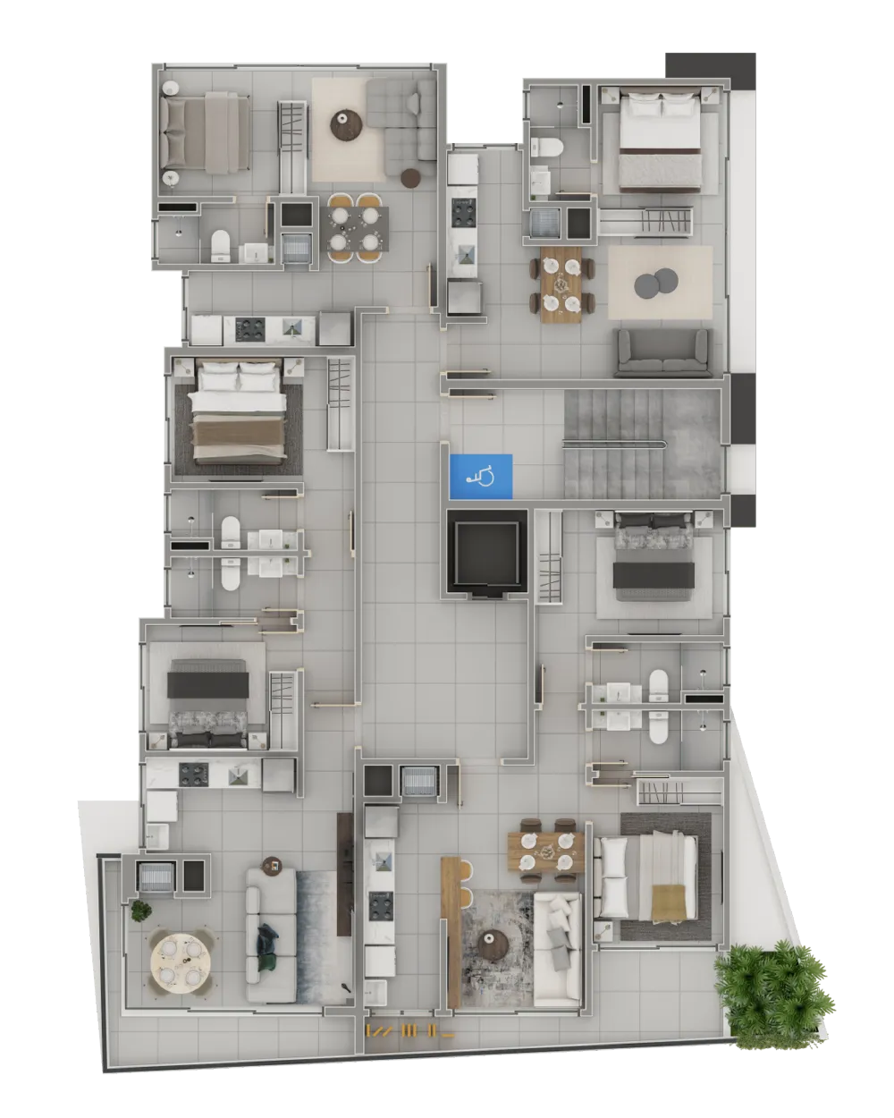 Apartamento para venda no bairro Praia da Cal em Torres
