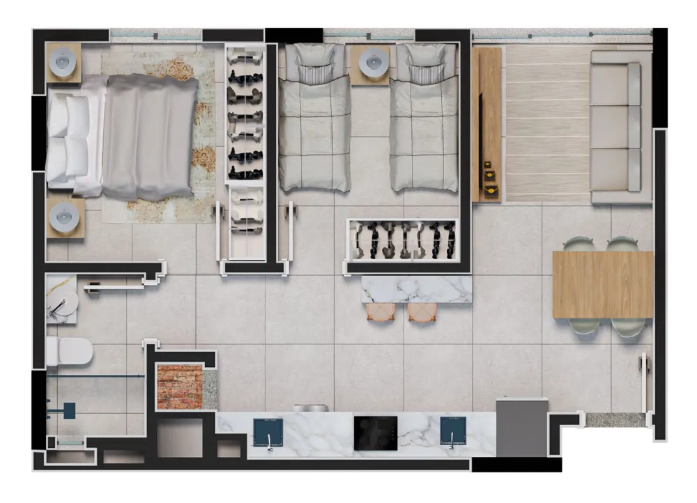 Apartamento para venda no bairro Boqueirão em Passo Fundo